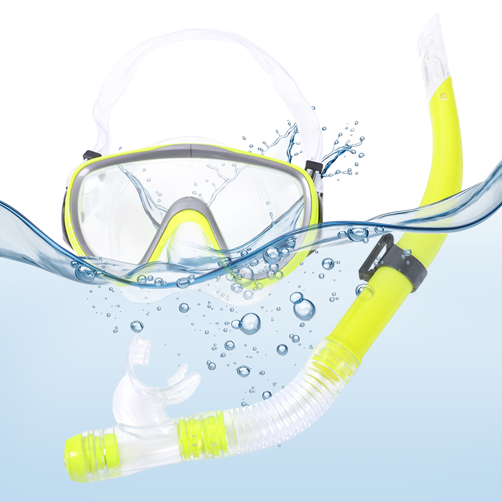 Snorkel Set - طقم قناع غوص وأنبوب تنفس قابل