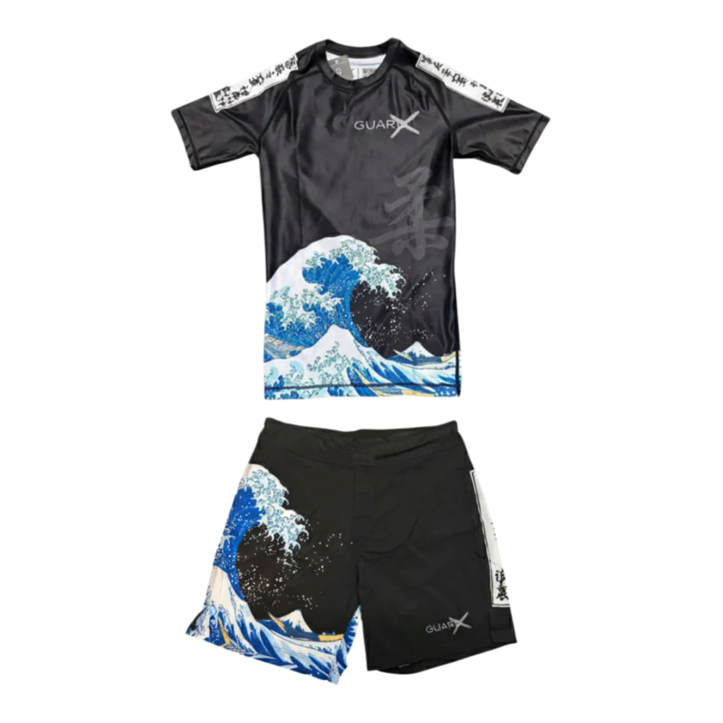 Rash Guard - طقم راشغارد وشورت قتال للجيو جيتسو