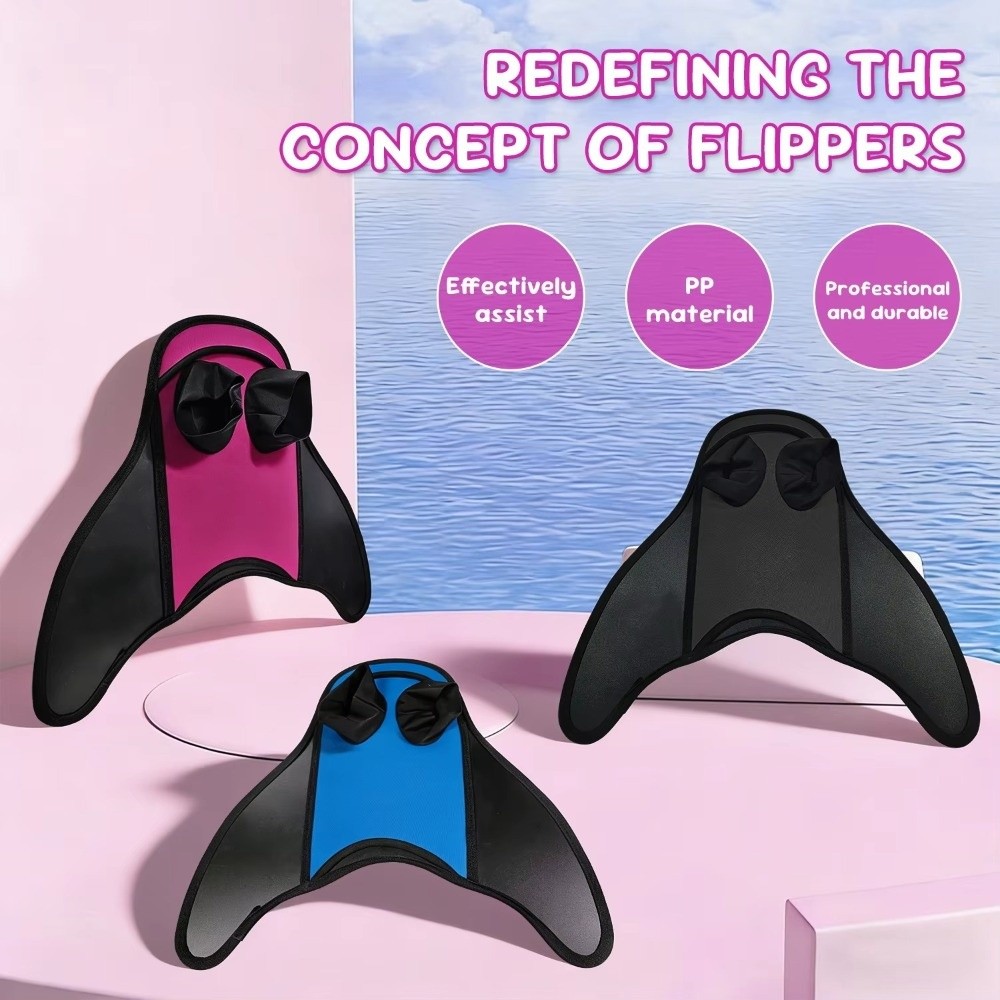 Flippers Swimming - ذيل سباحة خفيف الوزن على شكل
