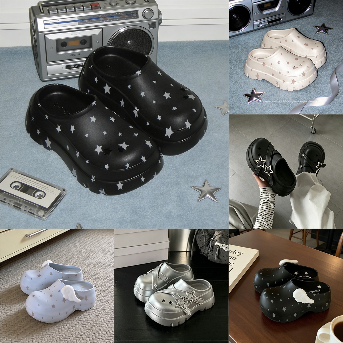 Water Shoes - شباشب نسائية جديدة بتصميم منصة صيفية،