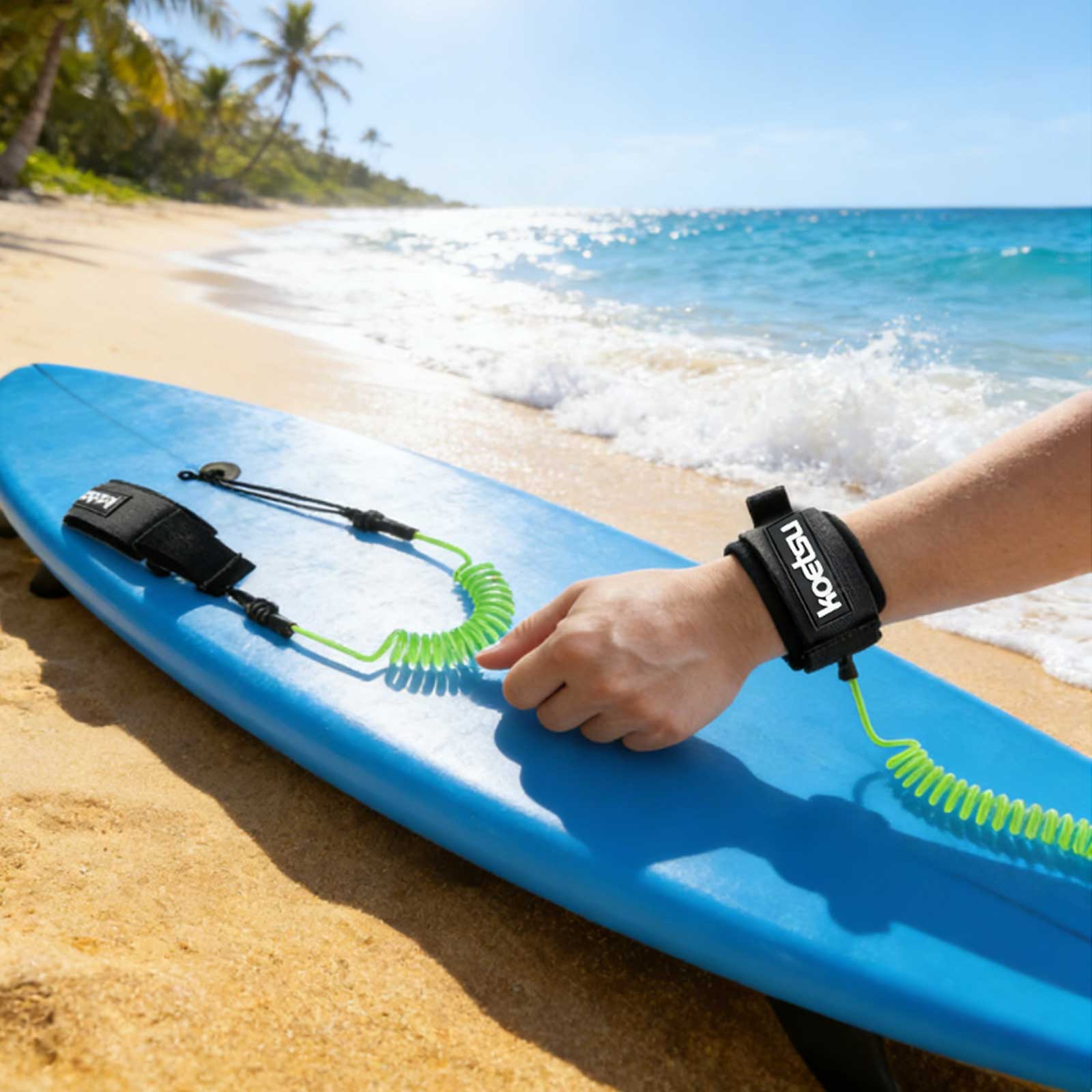 Surfboard Leash - حبل ربط لوح التجديف من مادة