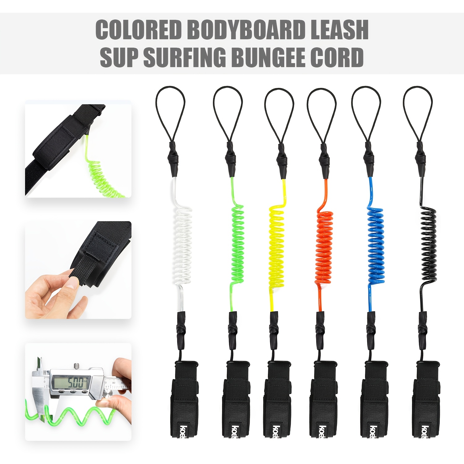 حبل ربط للجسم من KOETSU، حبل ر - مراجعة Surfboard Leash وسعره