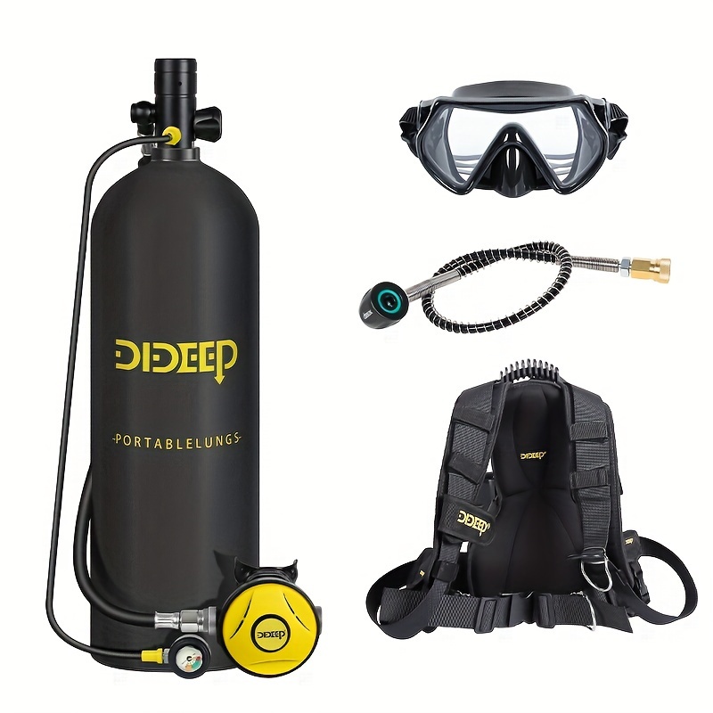 مجموعة أسطوانات غوص صغيرة من D - مراجعة Snorkeling Gear وسعره