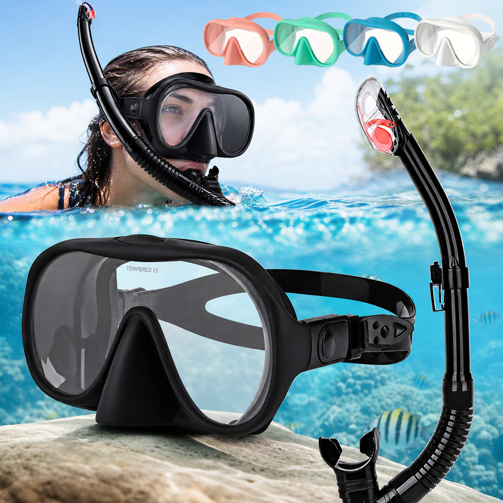 طقم غطس للكبار، قناع غطس شبه ج - مراجعة Snorkel Set وسعره