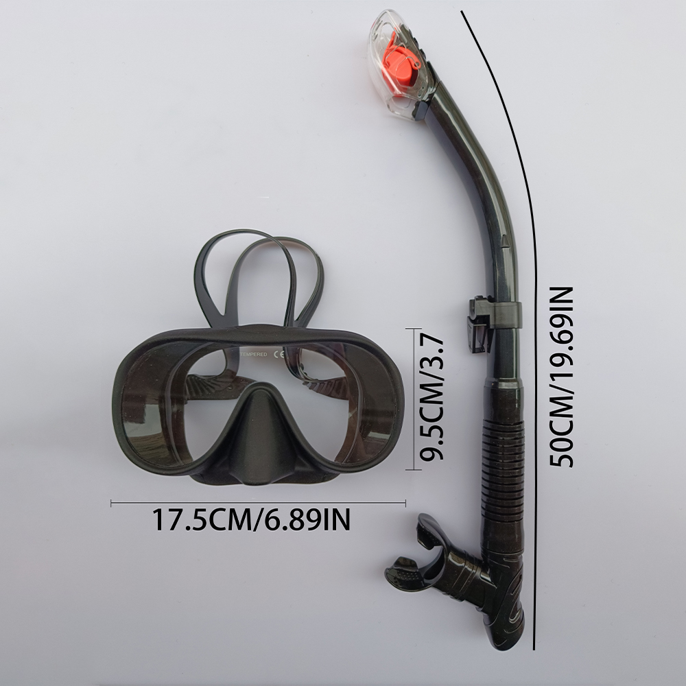 طقم غطس للكبار، قناع غطس شبه ج - مراجعة Snorkel Set وسعره