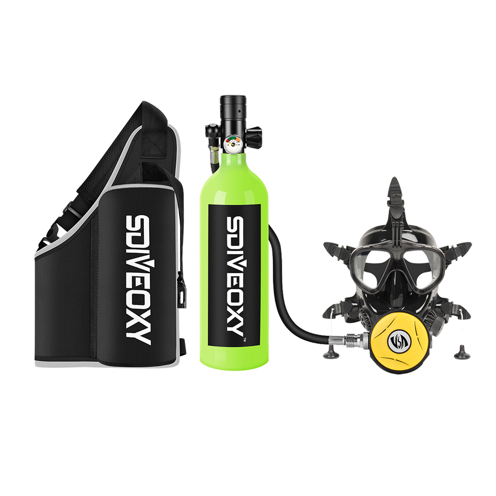 قناع غوص متكامل سعة 1 لتر مع أ - مراجعة Snorkeling Gear وسعره