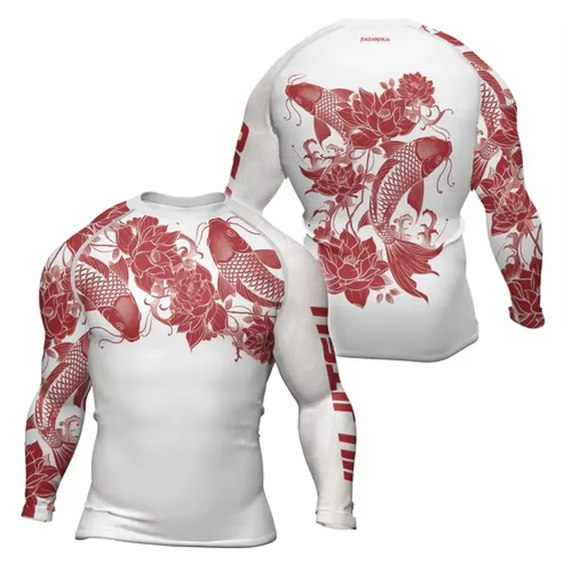 قميص ضاغط رجالي بأكمام طويلة ب - مراجعة Rash Guard وسعره