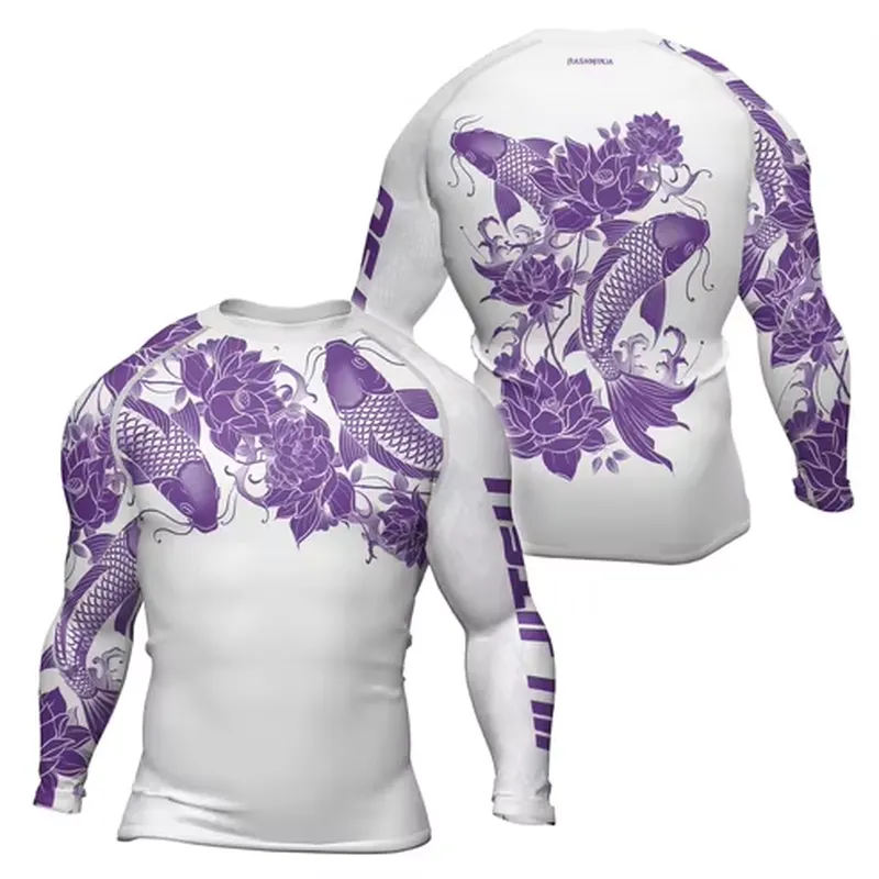 قميص ضاغط رجالي بأكمام طويلة ب - مراجعة Rash Guard وسعره